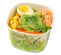 Kale instant rice noodles, whole wheat buckwheat pasta, sesame paste flavor, boxed instant noodles, non fried vegetable pasta, nutritious kale snacks, meal replacement breakfast, fast food (6 boxes)