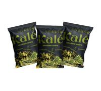 Kalé Let It Grow Organic Kale Chips, Fake Cheese & Almonds (3 x 45g) - Healthy Snacks for Adults, Vegan & Gluten-Free Crisps, High Protein Keto Crisps, Vitamins A C K, Iron, Air-Dried at 42°C (3)