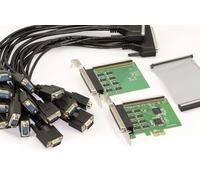 KALEA-INFORMATIQUE 16-port COM RS232 UART PCIe controller card with EXAR XR17V358 chipset