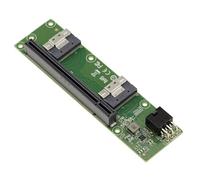 KALEA-INFORMATIQUE 2 Port SFF-8654 8i Card to PCIe Gen 4.0 x8 or x16 for Offshoring One PCI Express Port with Two SFF8654 24G Connections