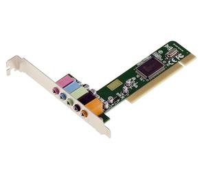 KALEA-INFORMATIQUE 4.1 Sound Card on PCI slot - 4 Channels - Front Rear Micro Speakers with CMI8738 Chipset