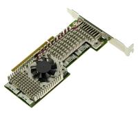 KALEA-INFORMATIQUE 4 Port SFF-8654 8i PCIe 4.0 Switch Controller Card for Replication of 2 Gen4 Ports in x16 for GPU, Industrial Applications, Broadcom PEX88048 Chipset
