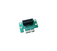 KALEA-INFORMATIQUE 90° riser adapter for PCIe x1 slot. For horizontal mounting of a PCI Express x1 card.