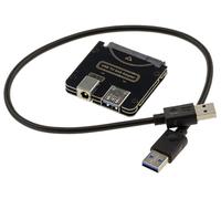 KALEA-INFORMATIQUE Adapter Converter for SAS 2.5 or 3.5 Disk with SFF-8482 Connector to USB3.0 5G, Sold without Power Supply