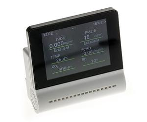 KALEA-INFORMATIQUE Air quality tester: organic compounds TVOC, microparticles PM2.5, CO2, Formaldehyde HCHO, Humidity, Temperature