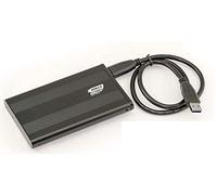 KALEA-INFORMATIQUE Black aluminium USB enclosure for 2.5" laptop SATA 2.5 hard disk. USB3 5G link