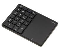 KALEA-INFORMATIQUE Bluetooth 5.1 2.4G Wireless Numeric Keypad with Touchpad | Bluetooth 5.1 and 2.4GHz, touchpad 78 x 110mm, range 10m, rechargeable 500mAh battery, works with or without dongle