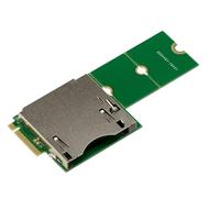 KALEA-INFORMATIQUE CF Express CFe Type B to M2 M Key SSD Port Adapter 90° Shape Adaptable Card Length PCIe NVMe Interface