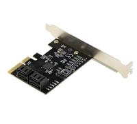 KALEA-INFORMATIQUE CHIPSET JMB585 PCIe 3.0 x4 Controller Card with 5 Ports for SATA 3.0 6G Hard Drives