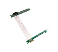 KALEA-INFORMATIQUE Expansion riser for PCI Express x1 to PCIe x1 with shielded layers 185mm