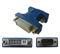 KALEA-INFORMATIQUE Female DVI adapter (DVI-I DUAL LINK 24+5) to VGA MALE (SUB 15)