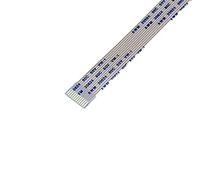 KALEA-INFORMATIQUE FPC ZIF Ribbon 12 AWM wires, 1mm pitch, 200mm long, 12.5mm wide. Connectors on the same side of the FPC sheet.