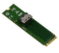 KALEA-INFORMATIQUE Gen 5.0 Adapter for M2 Port NVMe M Key to MCIO x4 PCIe 5.0 Compatible 2230 2242 2260 2280