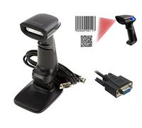 KALEA-INFORMATIQUE Hand-held scanner for EAN type barcodes and QR type 2D codes. COM RS232 serial link. Supplied with stand, automatic flashing