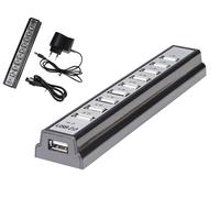 KALEA-INFORMATIQUE HUB Multiport 10 USB 2.0 With Power Supply Wall Mount