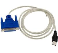 KALEA-INFORMATIQUE LPT IEEE1284 parallel to USB converter cable with DB25 female connector. Length 1.2M