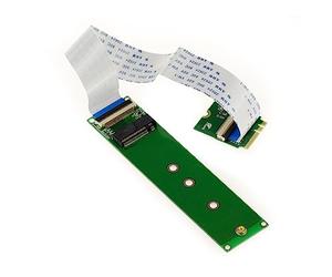 KALEA-INFORMATIQUE M.2 NGFF riser-type extension for mounting a PCIe M Key AHCI or NVMe M2 SSD on a M2 E A Key port with 20cm flexible ribbon cable
