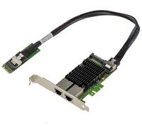 KALEA-INFORMATIQUE M.2 RJ45 2 Port 10G LAN 10 Gigabit Ethernet Network Controller Card for PCIe Type M2 Port, M or B+M Key with Intel X550 Chipset