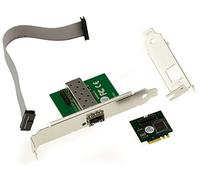 KALEA-INFORMATIQUE M2 M.2 NGFF E A Key SFP Fibre Gigabit Lan Ethernet 10 100 1000Mbps Card with Intel WGI210AS Chipset