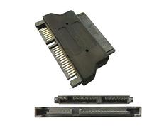KALEA-INFORMATIQUE MicroSATA Female to SATA Male 22-Pin Gender Changer Adapter for Hard Disk Drives, Writers or SSDs