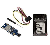 KALEA-INFORMATIQUE MiniPCIe to internal 9-pin USB adapter for WWAN LTE module with SIM card support. Mini PCI Express, 3G 4G compatible