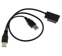 KALEA-INFORMATIQUE MINISATA to USB 2.0 converter adapter, enables you to use a slim SATA hard drive or recording drive on a USB port
