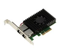 KALEA-INFORMATIQUE Network controller card PCIe 3.0 x4 Dual 10 Gigabit Ethernet - 2 ports RJ45 10G Dual Chipset Aquantia AQtion AQC107S with bridge ASM1812