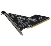 KALEA-INFORMATIQUE Oculink SFF-8612 SFF-8611 PCIe Gen 4.0 x16 to 4 Port Motherboard Controller Card with Bifurcation Mode