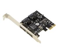 KALEA-INFORMATIQUE PCI EXPRESS PCIe 2 PORTS SATA 3 6G controller card - Internal SATA and/or external eSATA sockets with ASM1061 Chipset