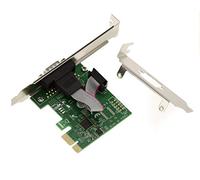 KALEA-INFORMATIQUE PCI Express PCIe Serial RS232 1 Port Controller Card with ASIX AX99100 Chipset. LOW and HIGH PROFILE mounting options