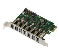 KALEA-INFORMATIQUE PCI EXPRESS PCIe to USB 3.0 controller card with 7 horizontal USB3 A ports and Via VLI VL805 chipset