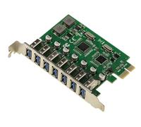 KALEA-INFORMATIQUE PCI Express PCIe USB 3.0 Card 7 Ports 5G A Auto Powered and with Dual Chipset NEC D720201 USB3