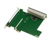 KALEA-INFORMATIQUE PCI to PCIe x1 bridge card with 32-bit PCI card security. With ASM1083 Chipset