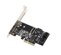 KALEA-INFORMATIQUE PCIe 3.0 4X controller card with 5 SATA 6G ports. JMB585 chipset