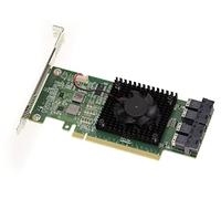 KALEA-INFORMATIQUE PCIe 3.0 x16 card for 4 U.2 NVMe SSDs (U2 NGFF) or 4 PCIe x4 ports. Multi Host Switch Card. PLX PEX 8747 128Gb/s chipset