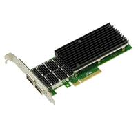 KALEA-INFORMATIQUE PCIe 3.0 x8 40G QSFP+ Network LAN Card 2 Ports Intel X710 Chipset Supports Advanced Virtualization