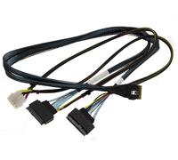 KALEA-INFORMATIQUE PCIe 4.0 Cable Cord with Slim Connectors SAS SFF-8654 8i 74 Pin to 2X SFF-8639 68 Pin U2 U3 Length 70 cm