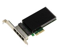 KALEA-INFORMATIQUE PCIe Card Network Controller 2.5G x4 LAN Gigabit Ethernet 4 Ports RJ45 Quad Chipset Intel I226 SRKTU Support 10 100 1000 2500 1G 2.5G