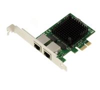 KALEA-INFORMATIQUE PCIe 2 Port RJ45 Dual LAN GIGABIT ethernet 10 100 1000 1G network controller card with Intel 82571 chipset.