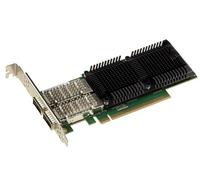 KALEA-INFORMATIQUE PCIe Gen 4.0 PC Dual 100G QSFP28 2 Port Network Controller Card with Intel E810 Chipset. Compatible 100GbE 50GbE 25GbE 10GbE RDMA ADQ
