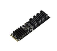 KALEA-INFORMATIQUE PCIe M or B+M Key 4 port SATA 6G RAID 0 1 10 M.2 (M2 NGFF) card with MARVEL 88SE9236 chipset