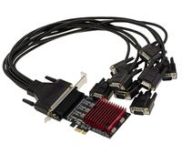 KALEA-INFORMATIQUE PCIe RS232 DB9 Serial Controller Card 8 Ports on Cord Octopus Type with ASIX AX99100 Chipset
