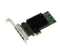 KALEA-INFORMATIQUE PCIe x1 4-Port RJ45 Quad LAN GIGABIT ethernet 10 100 1000 1G Network Controller Card with Intel 82571 Chipset