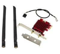 KALEA-INFORMATIQUE PCIe x1 WiFi 6 IEEE 802.11ax and Bluetooth 5.1 Wireless Network Controller Card with Intel AX200 NGW Chipset