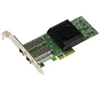 KALEA-INFORMATIQUE PCIe x4 Controller Card for 10G LAN Fiber SFP+ with 2 Ports, MELLANOX ConnectX-4 Chipset, Support for RDMA, SR-IOV, PXE
