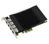 KALEA-INFORMATIQUE PCIe x4 Network Controller Card with 4 Ports 2.5 Gigabit RJ45 Power Over Ethernet PoE+ 30W per Port Intel Chipset I226 Industrial Range