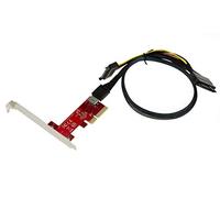 KALEA-INFORMATIQUE PCIe x4 to Oculink SFF-8612 controller card for SSDs with 1m 68Pin SFF-8639 cable - LOW AND HIGH PROFILE SQUARES