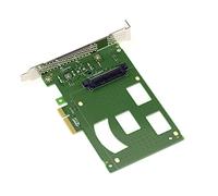 KALEA-INFORMATIQUE PCIe x4 Type PCIe 3.0 controller card for SSD PCIe NVMe U.2 U2 68-pin SFF-8639. Direct board mounting without cables.