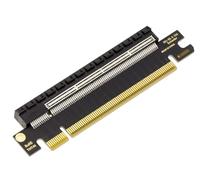KALEA-INFORMATIQUE Right Riser Adapter for PCIe Gen 5.0 x16 Port Height 26 mm, Flow Rate 64GB
