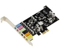 KALEA-INFORMATIQUE Sound Controller Card on PCIe Port, 6-channel 5.1 Output, with CMEDIA CM6212 High and Low Profile chipset
